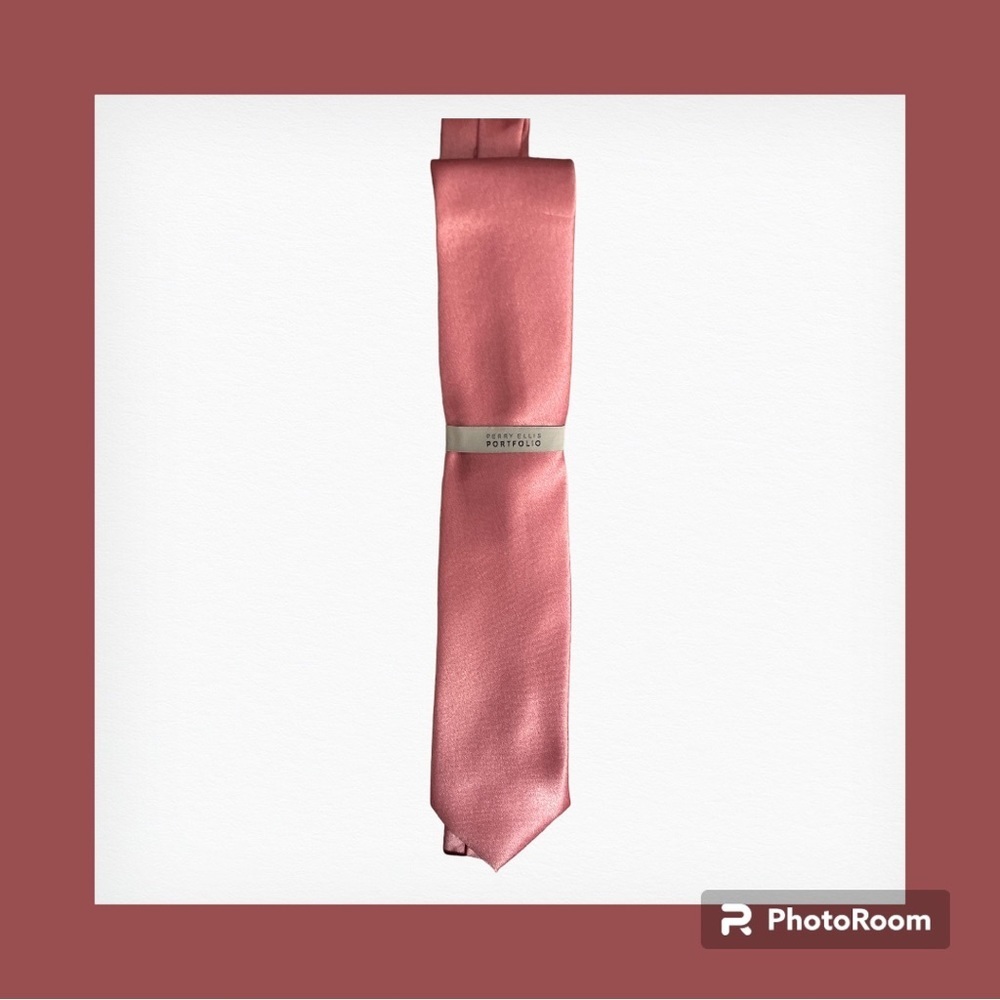 NWT PERRY ELLIS Portfolio‎ tie in pink
